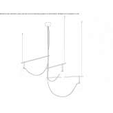 LED hanging lamp made of blown glass Klobuky