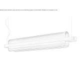 Lampa wisząca LED ze szkła Stolpe