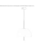 Lampa wisząca z dmuchanego szkła Prezzo