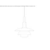 LED hanging lamp made of opal glass Monroyo