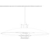 Aluminiowa lampa wisząca Kodra