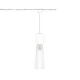 Lampa wisząca LED z dmuchanego szkła Noailles