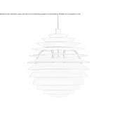 Aluminum LED hanging lamp Monroyo