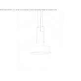 Aluminiowa lampa wisząca LED Larraga
