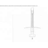 Regulowana metalowa lampa wisząca LED Mellach