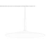 Cementowa lampa wisząca LED Recanati