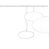 Pendant lamp made of blown glass Kaszow