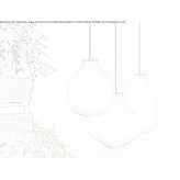 Lampa wisząca z dmuchanego szkła Rybie