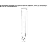 Lampa wisząca ze szkła z recyklingu Nylon® Foldes