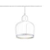 Mosiężna lampa wisząca Isakly