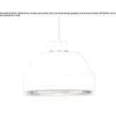 Steel hanging lamp Ozerki