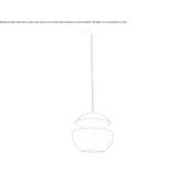 Aluminum hanging lamp Wimille