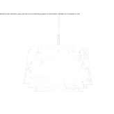 Lampa wisząca LED z anodyzowanego aluminium Fretin