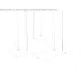 LED hanging lamp Lavos