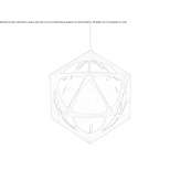LED hanging lamp made of polycarbonate and aluminum Bordelum