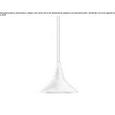 Brass LED hanging lamp Larino