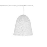 Lampa wisząca z tkanej wikliny Runding