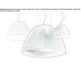 Fabric hanging lamp Born