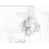 Glass pendant lamp Sorland