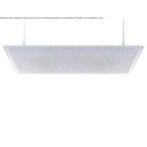 Hanging acoustic panel/fabric pendant lamp Tvrdosin