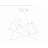 Dimmable polycarbonate pendant lamp Meythet