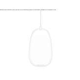 Lampa wisząca ze szkła opalowego Hedingen