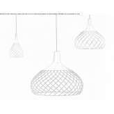 Metalowa lampa wisząca LED Acton