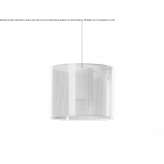 Lampa wisząca LED z poliestru Alesanco