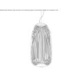 Steel LED hanging lamp with epoxy paint Osie