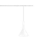 Cementowa lampa wisząca LED Recanati
