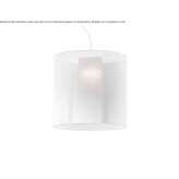 Lampa wisząca LED z poliestru Alesanco