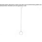 Halogen methacrylate hanging lamp Erzin