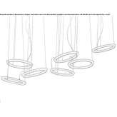 Methacrylate hanging lamp Cedros
