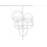 Glass pendant lamp Inebolu
