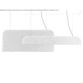 LED hanging lamp with acoustic fabric Szatymaz