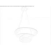 Pendant lamp made of powder-coated aluminum Teisnach