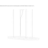 Drewniana lampa wisząca LED Cavnic
