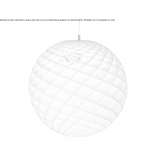 LED hanging lamp made of PVC Koreiz