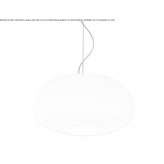 Lampa wisząca z dmuchanego szkła Zetten