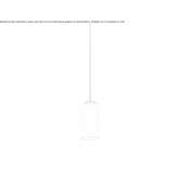 Aluminum LED hanging lamp Geras