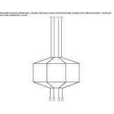 Aluminiowa lampa wisząca LED Hemeius