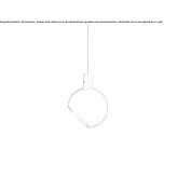 LED hanging lamp Manciano