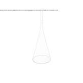 Lampa wisząca LED z elastomeru termoplastycznego Fosston