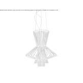 Chrome-plated hanging lamp Catac
