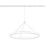 Metal hanging lamp Duffel