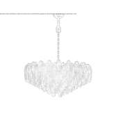 Blown glass chandelier Plan