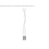 Halogen pendant lamp with dimmable function Bracca