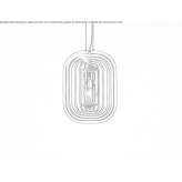 Metal LED hanging lamp Derovere