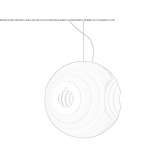 Aluminum hanging lamp Timucuy