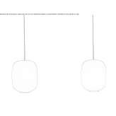 Glass pendant lamp Villasor